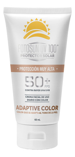 Protector Solar Adaptive Color Bloqueador Facial Uso Diario