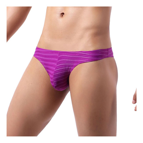 Calzoncillos De Bikini Q Para Hombre, Media Cadera, Cintura