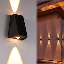 Comprar Lampara Bidireccional Aplique Solar Luz Cálida Fria Exterior Luz Cálida