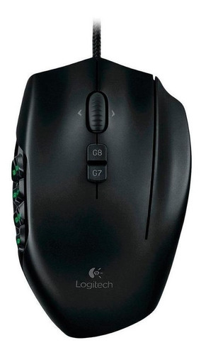 Imagen 1 de 2 de Mouse de juego Logitech  G Series G600 negro