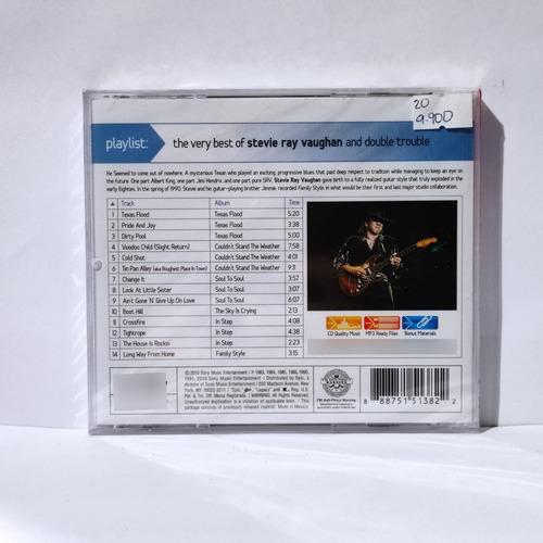 Stevie Ray Vaughan Playlist The Very Best Of Stevie Cd Nuevo