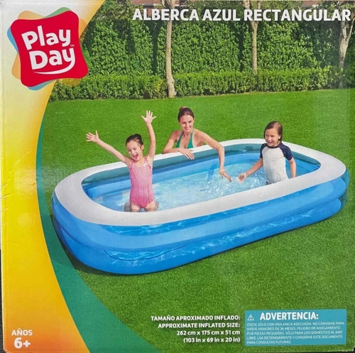 Imagen 5 de 5 de Piscina Familiar De 2.62 Metros Facil De Inflar Nueva