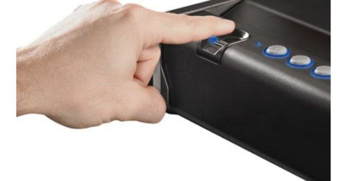 Caja Fuerte Sentrysafe Para Armas Con Apertura Biométrica Negro (Usado)