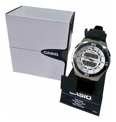 Reloj Hombre Análogo Digital Casio Original Negro Sumergible
