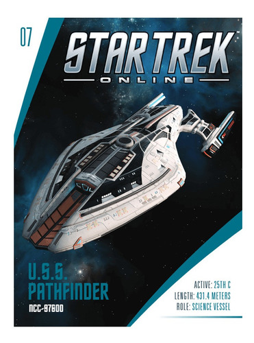 Imagem 2 de 6 de Uss Pathfinder Ncc-97600 Star Trek Eaglemoss - Frete Grátis