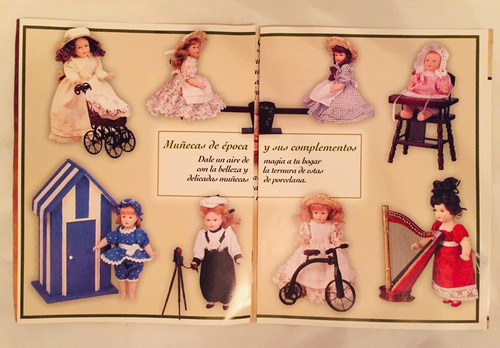 24 Muñecas De Porcelana, Hechas A Mano Y Sus Complementos
