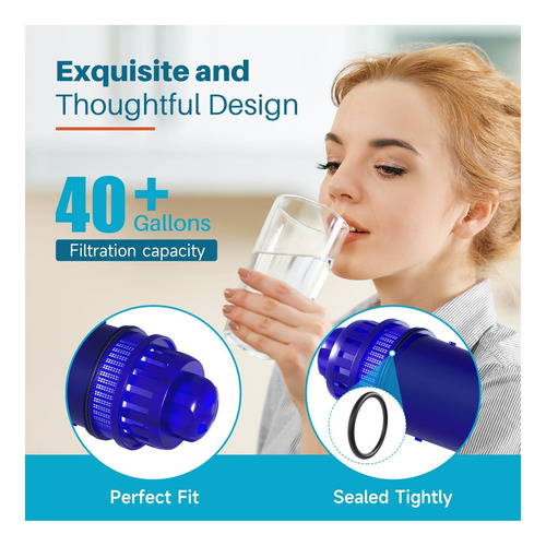 Filtro De Agua De Lanzador Icepure, Compatible Con Todos Los