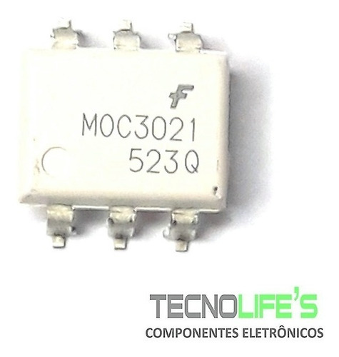 Ci Moc3021sr2m Smd Optoacoplador Fototriac 1 Canal Moc 3021