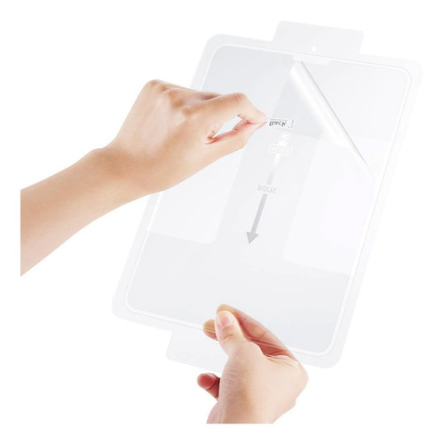 Imagem 2 de 9 de Pelicula Original Spigen iPad Air 10,9 20/21 Glas.tr Ez Fit