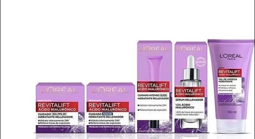 Súper Combo Loreal Revitalift Ácido Hialurónico (6 Piezas)