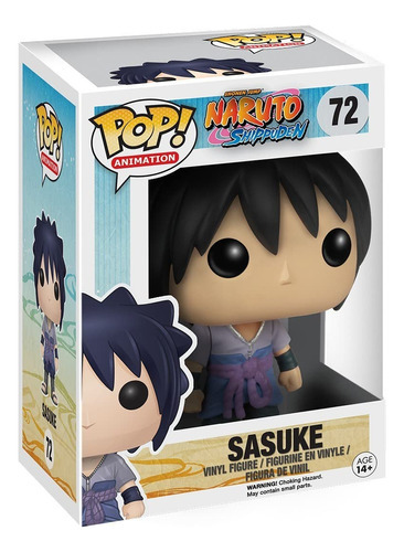 Pop Anime: Naruto Sasuke, Figura De Acción De Funko