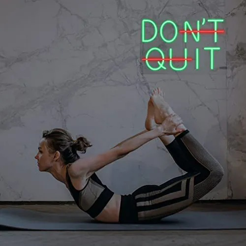 Neón Motivacional Do It Don't Quit Con Control Remoto,