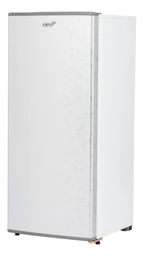 Refrigerador Acros AS8516F platino con decorado floral 227L 110V