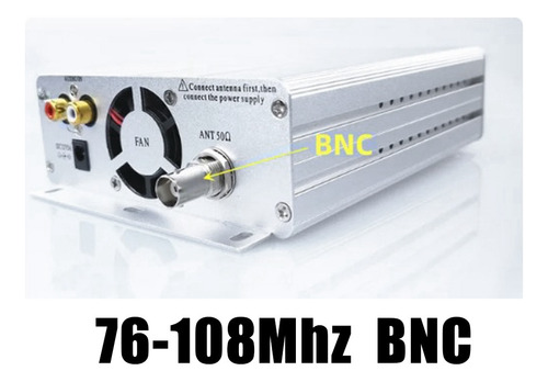 Transmisor Fm Estéreo 15w Fm Radio 76-108 Mhz Bnc Multifunci