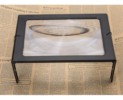 . Lupa Plegable De 2,5 Luces Led Con Soporte, Tamaño Grande
