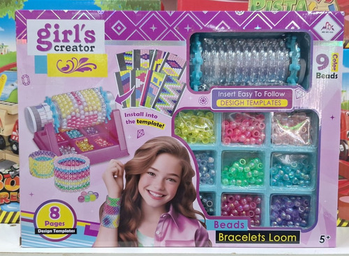 Kit Bijouterie Infantil P/ Armar Pulseras Con Máquina Telar