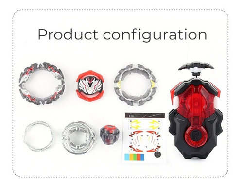 Beyblade B195 Dynamite Prominence Valkyrie Atomic Con Lanzad
