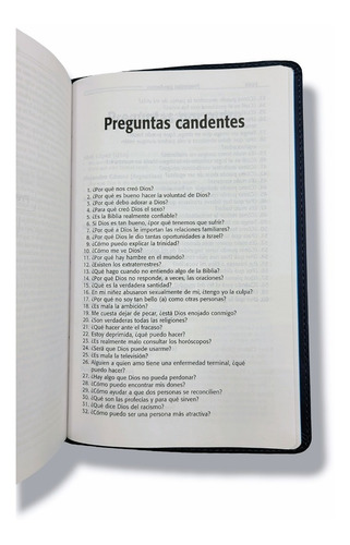 Imagen 7 de 8 de Biblia De Estudio Para Jovenes Rvr Imitacion Piel Azul