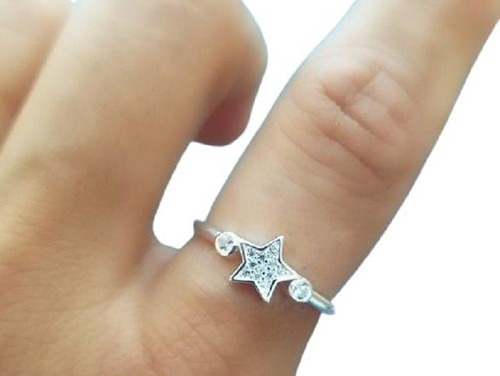 Anillo Estrella Ernestina En Plata 