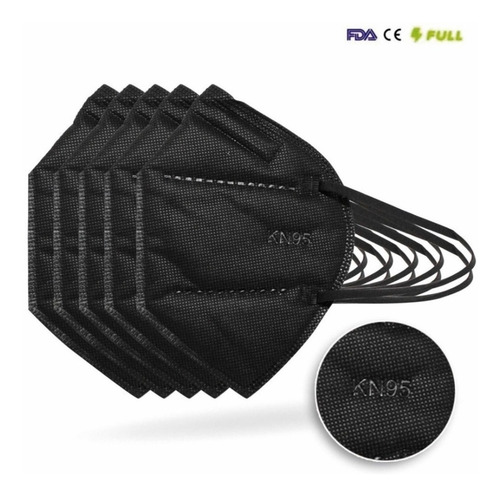 Imagen 4 de 10 de Cubrebocas Kn95 Tapabocas 5 Capas Reutilizables Certificado