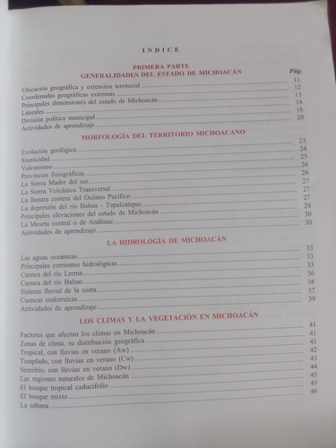 Nueva Geografía De Michoacán - Fidelmar Mora Colín (Usado)