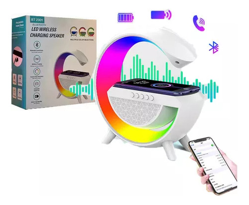 Lámpara De Mesa Con Altavoz Bluetooth Inteligente Con Rgb