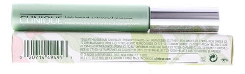 Máscara Clinique High Impact Waterproof 02 Negro/marrón