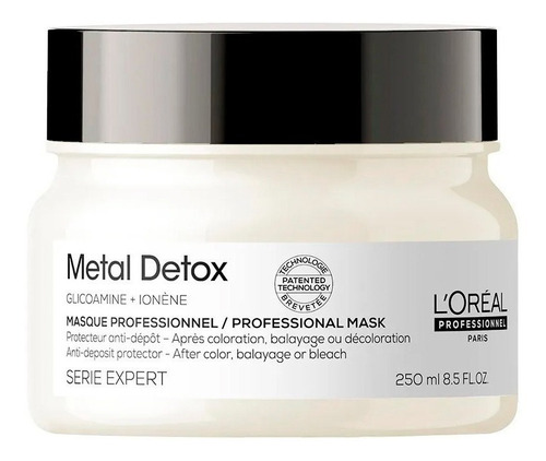 Loreal Profesional Metal Detox Máscara Color Teñidos Chico