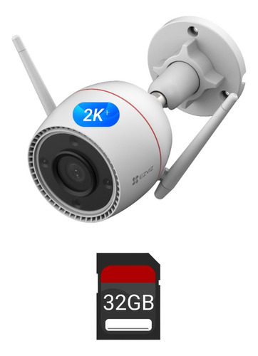 Cámara Seguridad Ezviz H3c 2k+ 4mp Inteligencia + Memoria 32