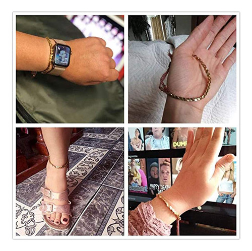 Pulsera De Cuentas De Cobre Tibetano Hecha A Mano Pulsera