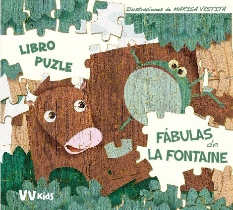 Fabulas De La Fontaine - Libros Puzle - Vv Kids (tapa Dura)