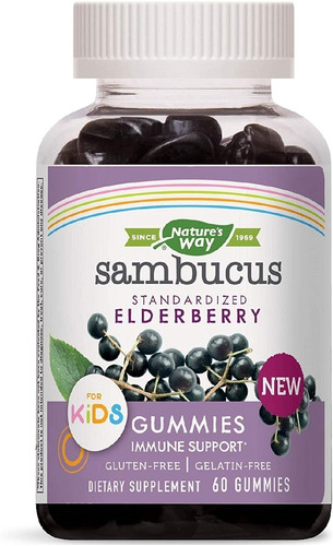 Sambucus Gomitas Niños Sauco Negro Vitamina C Zinc 60 Und