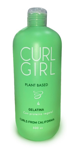 Gelatina Curl Girl Plant Based 500cc Apto Metodo Curly