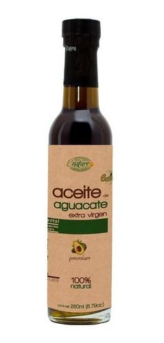 Aceite De Aguacate Extra Virgen 260ml Enature 100% Natural