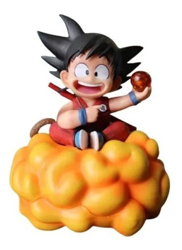 Figura De Colección Goku Sobre Nube Voladora