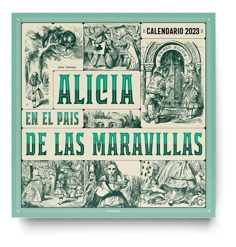 Alicia En El País De Las Maravillas 2023 Calendario De Pared