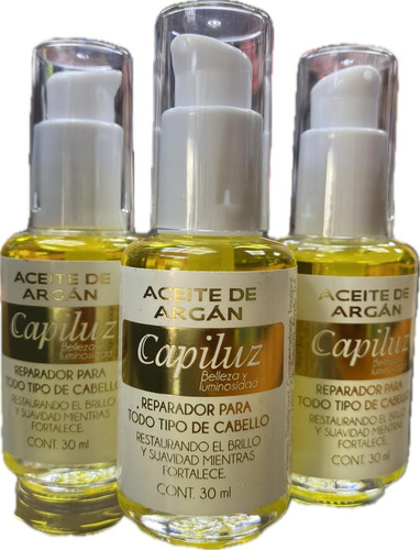 Aceite Capilar Argán O Coco Capiluz