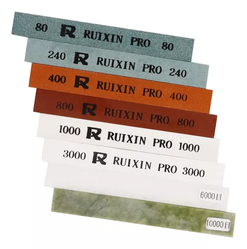 Ruixin Pro I - Afilador de Cuchillos (Ángulo Fijo, Manual, con 4 Piedras de  Afilar) Profesional Juego para Coc…