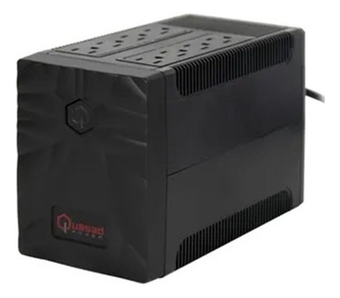 Ups Quasad De 500va Y 250w 8 Tomas 4 Res Y 4 Pro W-avr I-342 Color Negro