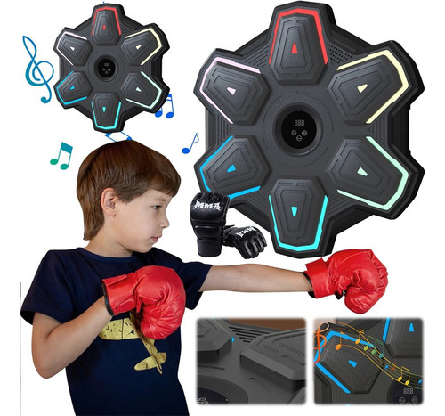 Máquina Inteligente De Boxeo Musical Compatible Con Bluetoot