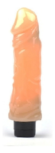 Vibrador De Gel Suave Flexible 23 Cms Largo X 5 Carne Igt