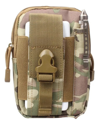 Riñonera Táctica, Funda Tipo Cartera Molle, Estilo Militar