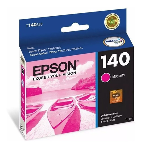 Cartucho Epson T140 T140220 T140320 T140420 Original Unidad