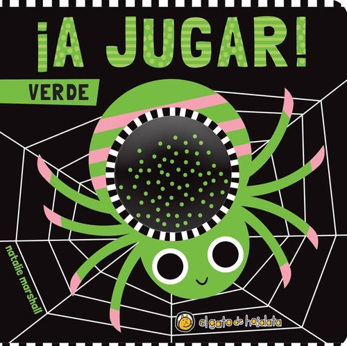 ** Verde ¡ A Jugar ! ** Libro Con Sonajero Bebe