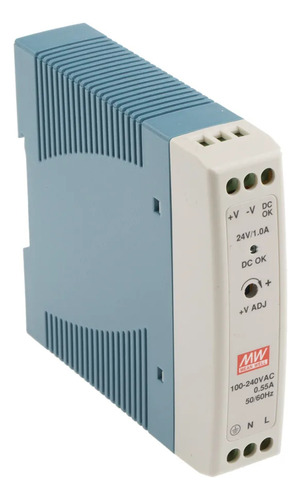 Kit 3x Fonte De Alimentação 24v/1a Mdr-20-24 Mean Well