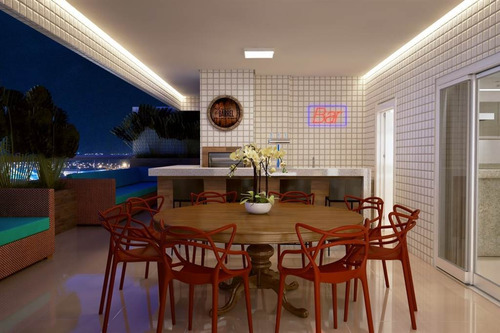 Imagem 4 de 10 de Apartamento, 3 Dorms Com 98 M² - Aviação - Praia Grande - Ref.: Ra144 - Ra144