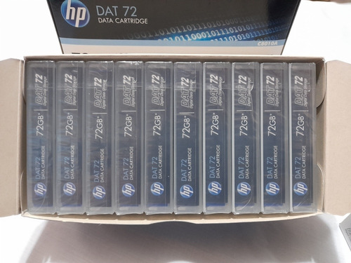 10 Hp Dat 72gb Data Tape C8010a Cartucho De Datos Memoria