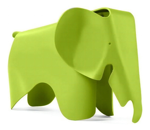 Banco Elefante Eames Infantil Brincadoteca Junior  Verde