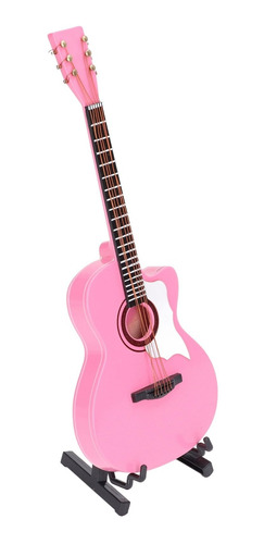 Modelo De Instrumento Musical: Guitarra, Madera De Haya Rosa