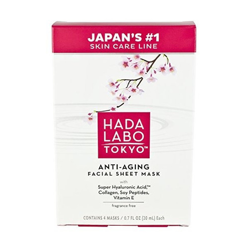 Hada Labo Tokyo Mascarilla Anti-envejecimiento Hoja Facial, 